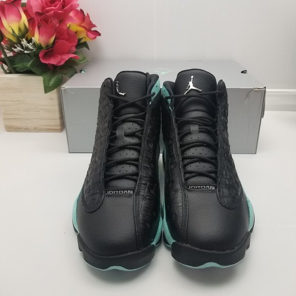 Air Jordan 13 Retro Island Green Black Metallic - Picture 3 of 6